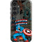 Marvel Classic Comics Captain America Vintage Galaxy S24 Plus Impact Case